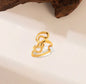 Anti Tarnish Gold Plated Irregular Contemporary Ring