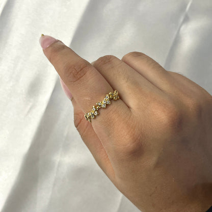 Viral Gold Plated Anti Tarnish Butterfly Themed Adjustable Finger Ring