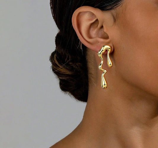 Anti Tarnish Quirky Drop Earrings