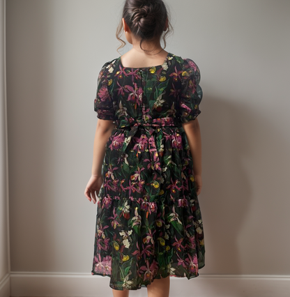 Black Soft Georgette Frock
