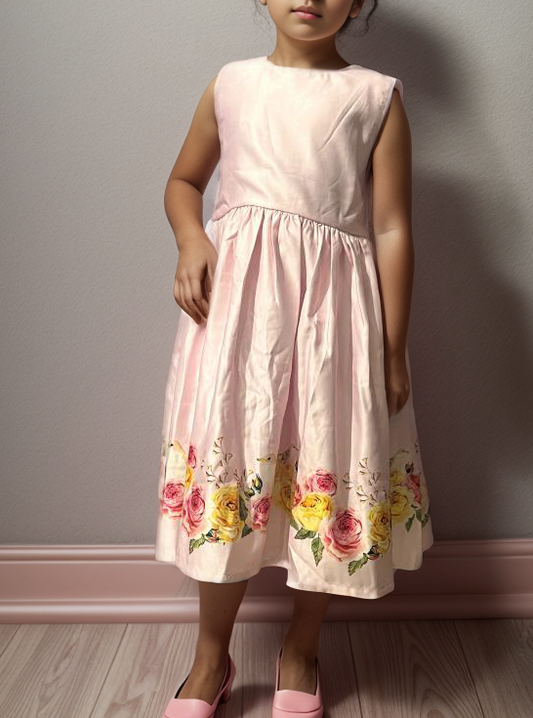 Cute Satin Frock