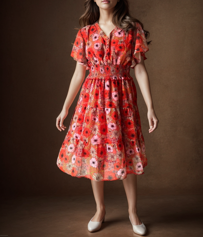 Cute Floral Frock