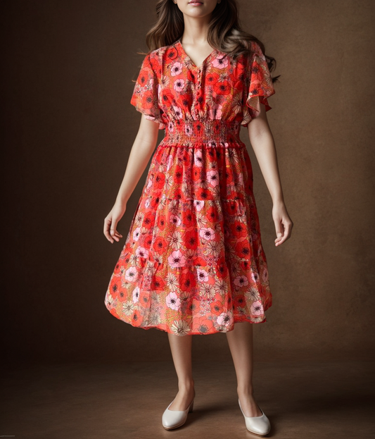 Cute Floral Frock