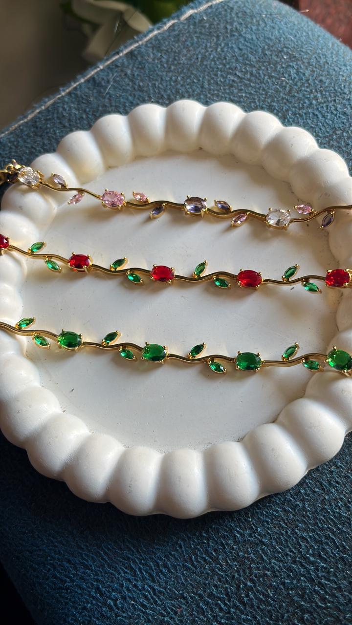 Viral Tulip Anti Tarnish Bracelets