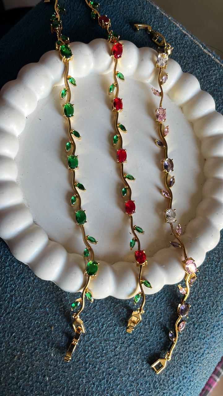Viral Tulip Anti Tarnish Bracelets