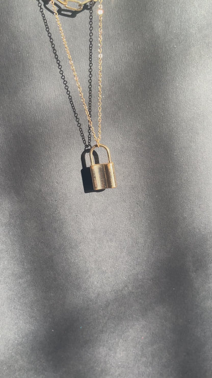 Heart & Lock Necklace