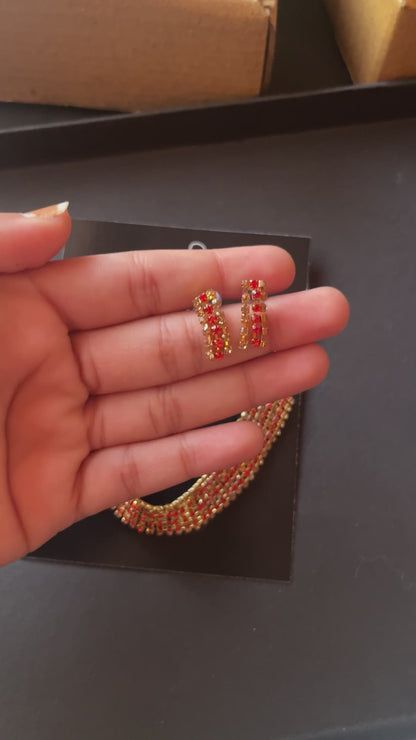 Choker & Earring Set